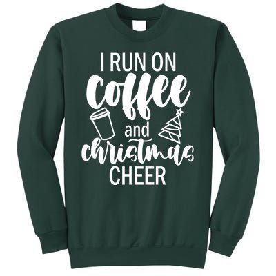 I Run Coffee And Christmas Cheer Sweatshirt