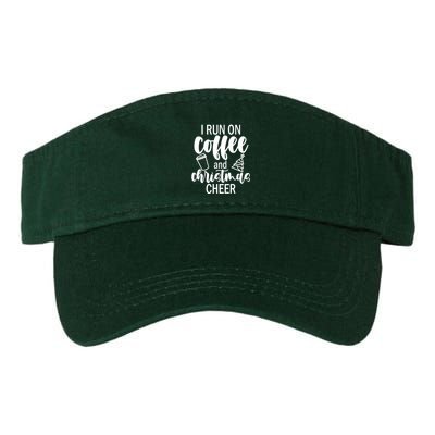 I Run Coffee And Christmas Cheer Visor