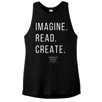 Imagine. Read. Create Ladies PosiCharge Tri-Blend Wicking Tank