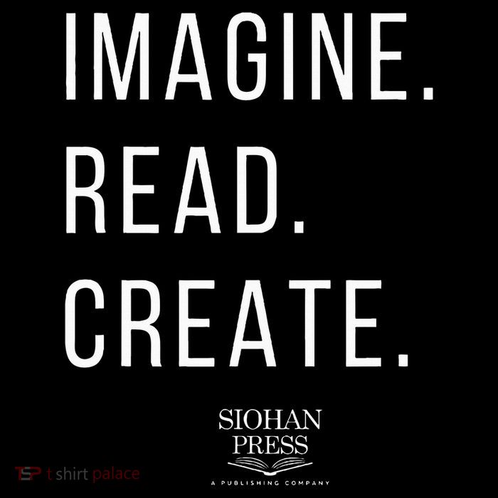 Imagine. Read. Create Drawstring Bag