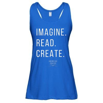 Imagine. Read. Create Ladies Essential Flowy Tank