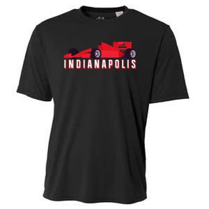 Indianapolis Race Car Indiana Automobile Racing Souvenir Cooling Performance Crew T-Shirt