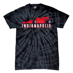 Indianapolis Race Car Indiana Automobile Racing Souvenir Tie-Dye T-Shirt