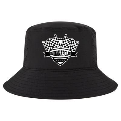 Indianapolis Racing Checkered Flag Cool Comfort Performance Bucket Hat