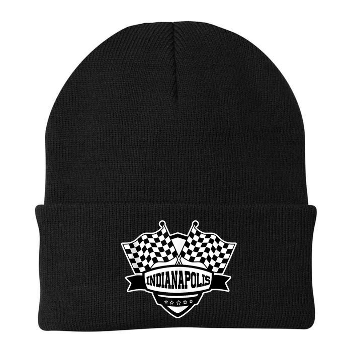 Indianapolis Racing Checkered Flag Beanie
