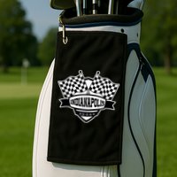 Indianapolis Racing Checkered Flag Golf Towel