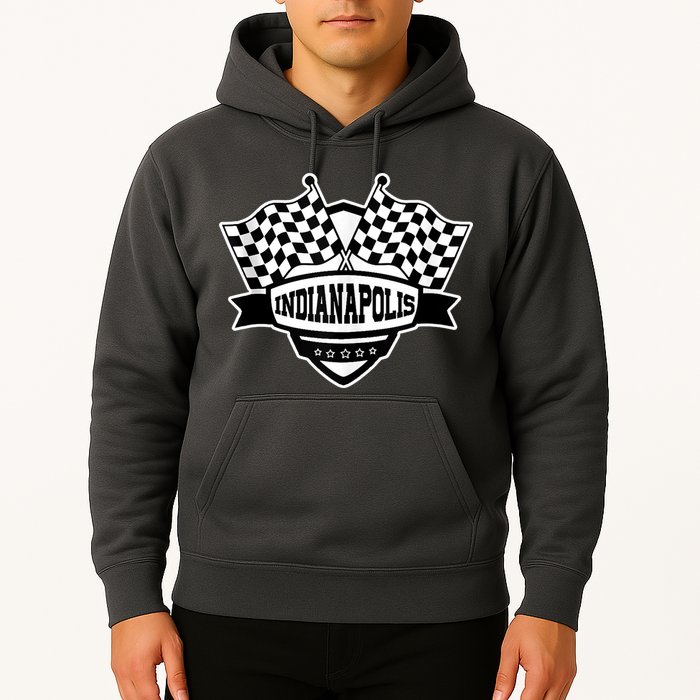 Indianapolis Racing Checkered Flag Hoodie