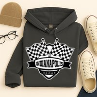 Indianapolis Racing Checkered Flag Hoodie
