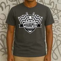 Indianapolis Racing Checkered Flag T-Shirt