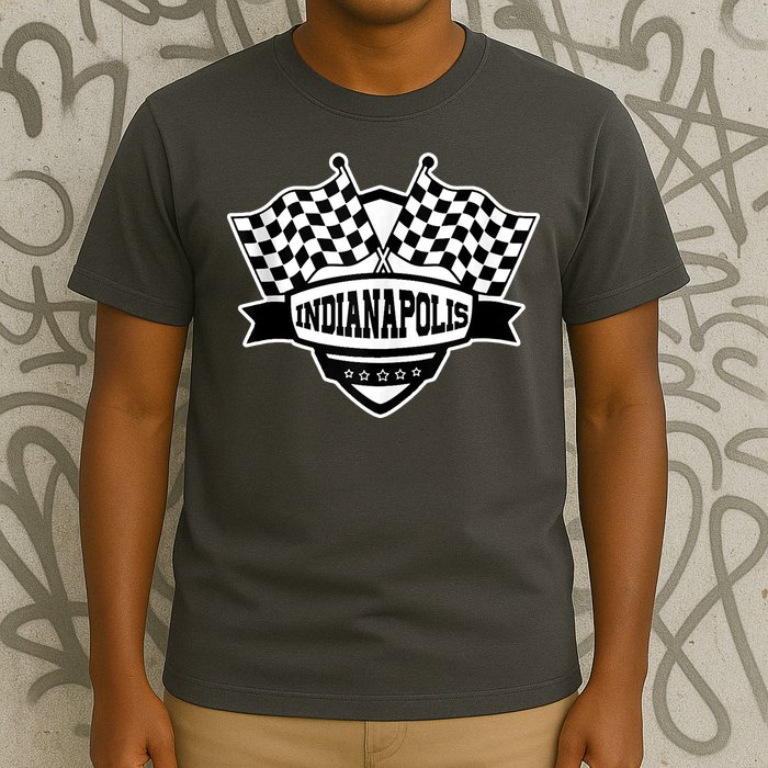 Indianapolis Racing Checkered Flag T-Shirt