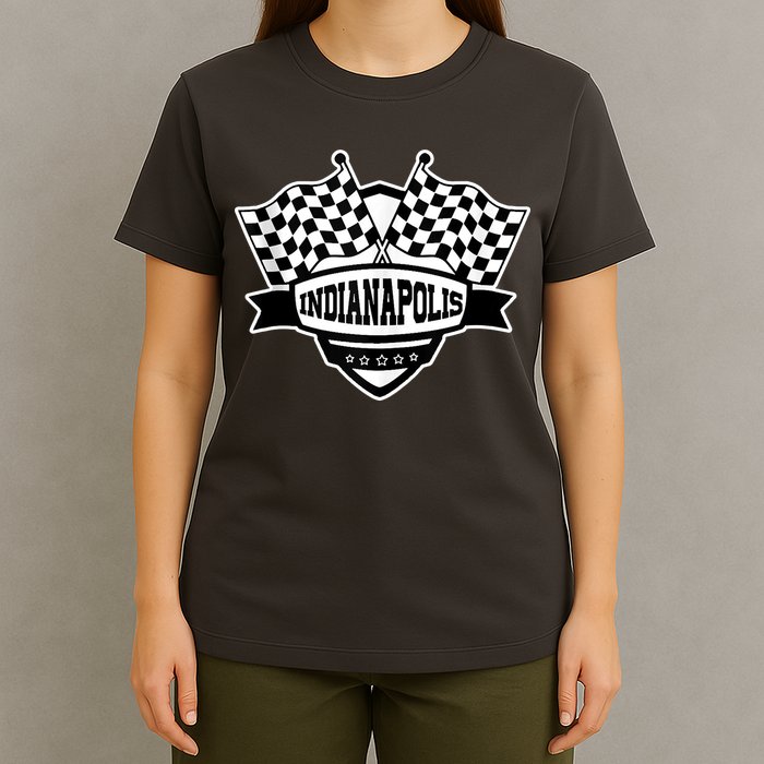 Indianapolis Racing Checkered Flag T-Shirt
