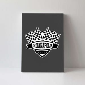 Indianapolis Racing Checkered Flag Canvas