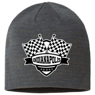 Indianapolis Racing Checkered Flag Sustainable Beanie