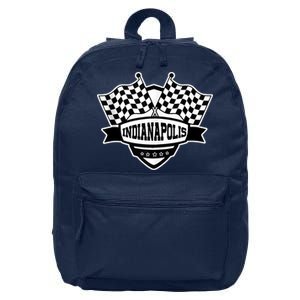 Indianapolis Racing Checkered Flag 16 in Basic Backpack