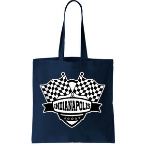 Indianapolis Racing Checkered Flag Tote Bag