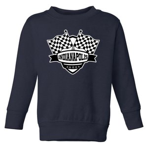 Indianapolis Racing Checkered Flag Toddler Sweatshirt