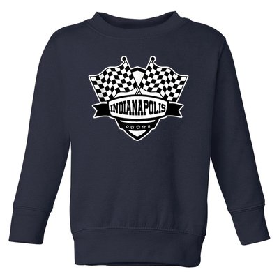 Indianapolis Racing Checkered Flag Toddler Sweatshirt