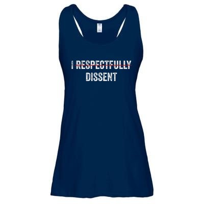 I Respectfully Dissent Ladies Essential Flowy Tank