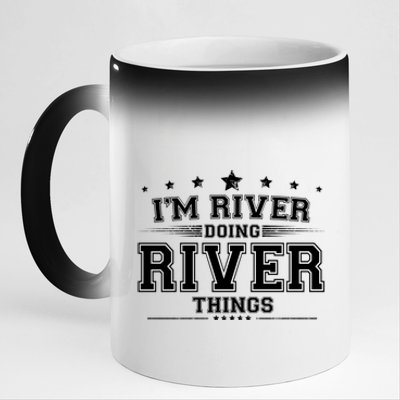 Im River Doing River Things 11oz Black Color Changing Mug