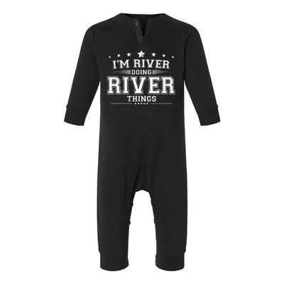 Im River Doing River Things Infant Fleece One Piece