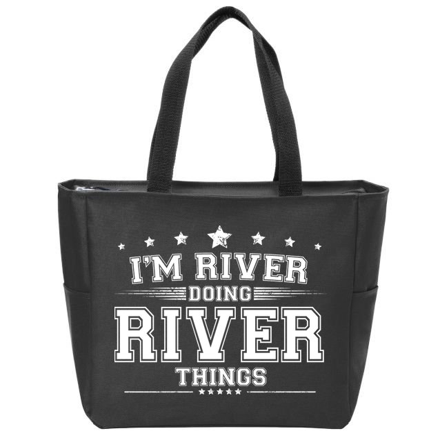 Im River Doing River Things Zip Tote Bag