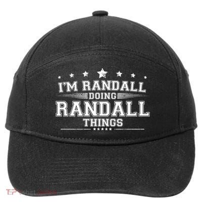 Im Randall Doing Randall Things 7-Panel Snapback Hat