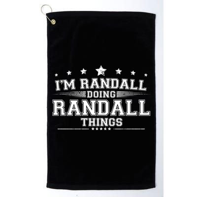 Im Randall Doing Randall Things Golf Towel