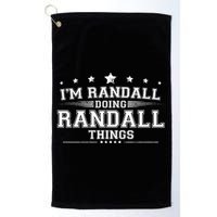 Im Randall Doing Randall Things Golf Towel