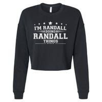 Im Randall Doing Randall Things Cropped Pullover Crew