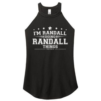 Im Randall Doing Randall Things Women's Perfect Tri Rocker Tank