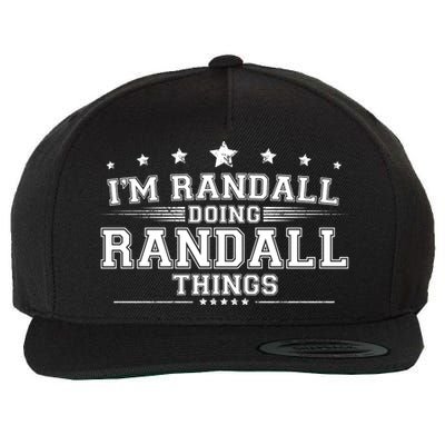 Im Randall Doing Randall Things Wool Snapback Cap