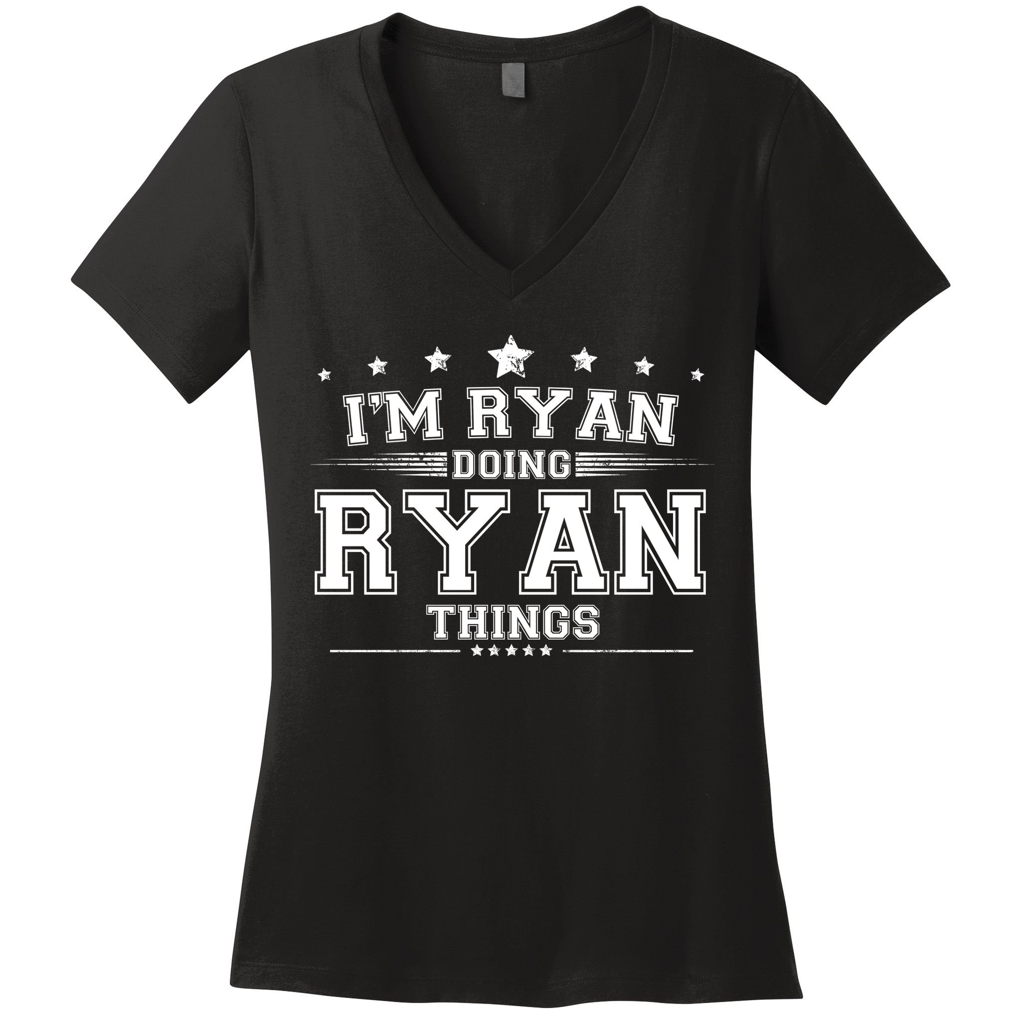 Im Ryan Doing Ryan Things Women's V-Neck T-Shirt