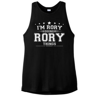 Im Rory Doing Rory Things Ladies PosiCharge Tri-Blend Wicking Tank