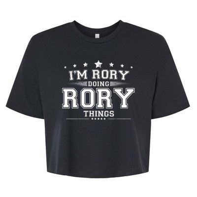 Im Rory Doing Rory Things Bella+Canvas Jersey Crop Tee