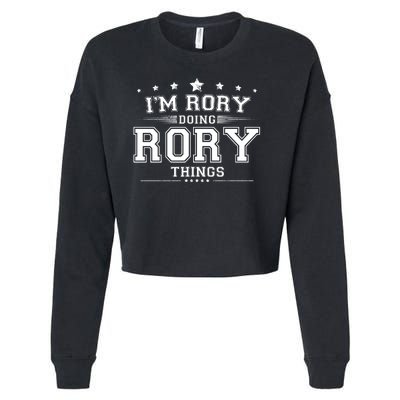 Im Rory Doing Rory Things Cropped Pullover Crew