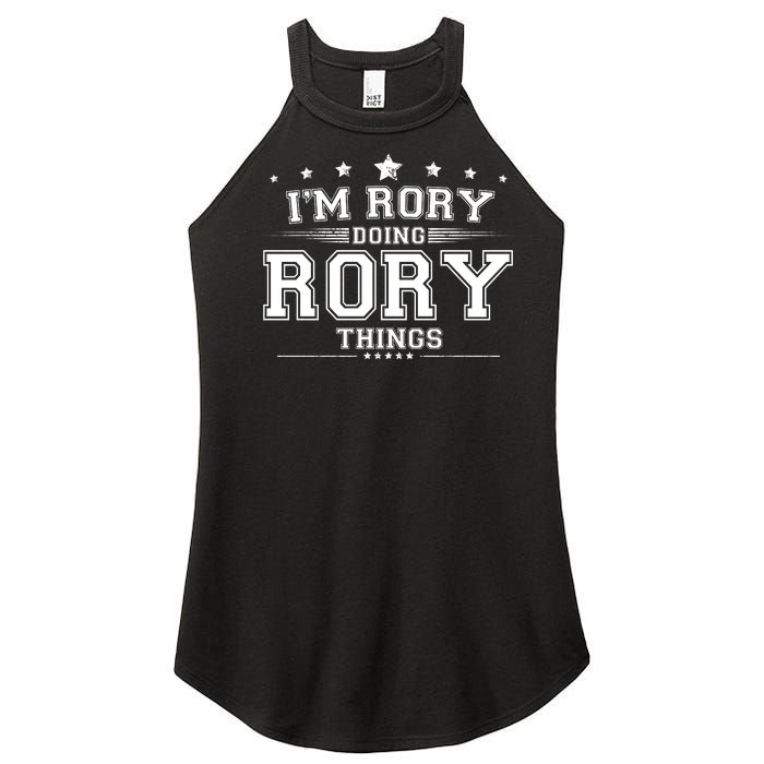 Im Rory Doing Rory Things Women’s Perfect Tri Rocker Tank