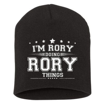 Im Rory Doing Rory Things Short Acrylic Beanie