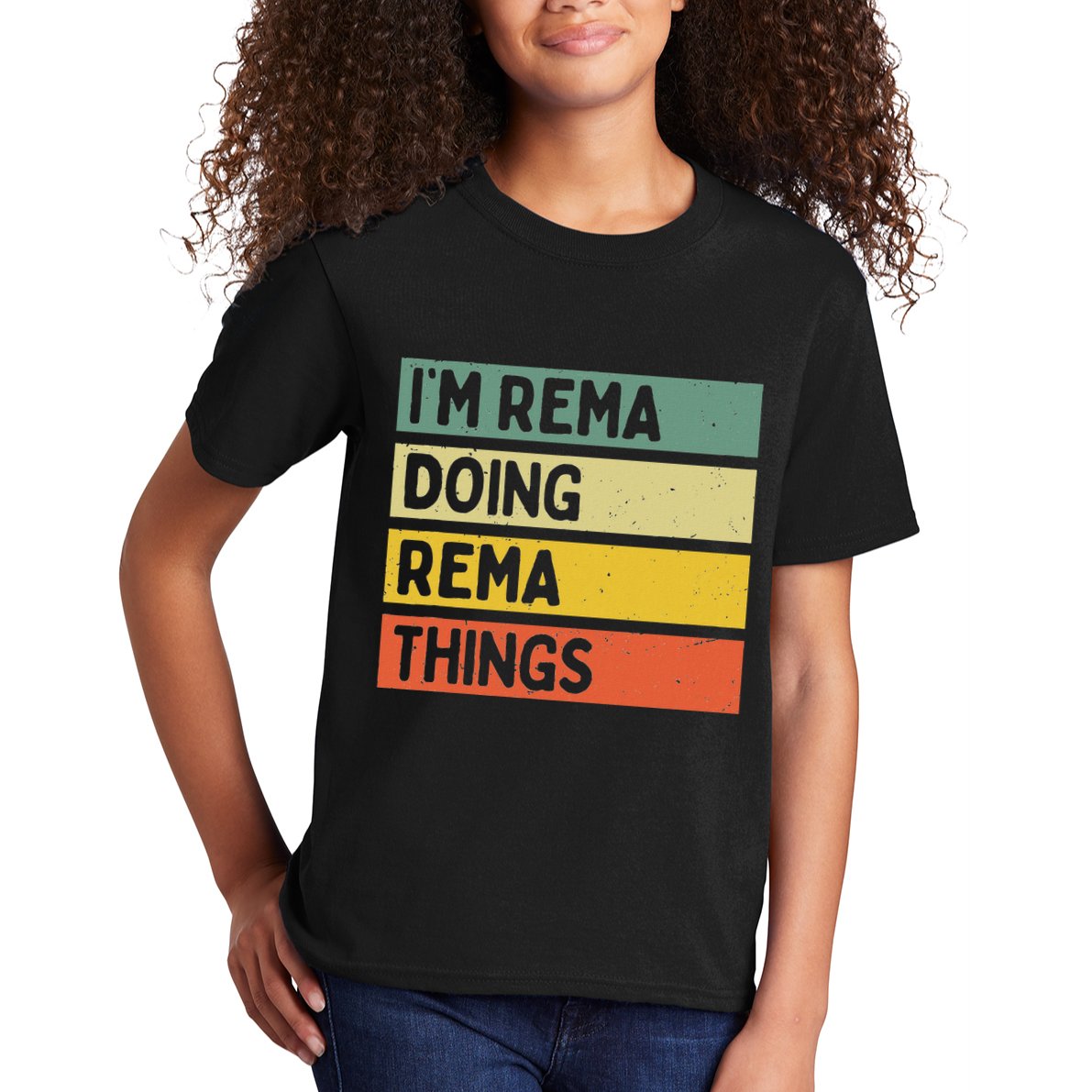 IM Rema Doing Rema Things Funny Personalized Quote Kids T-Shirt