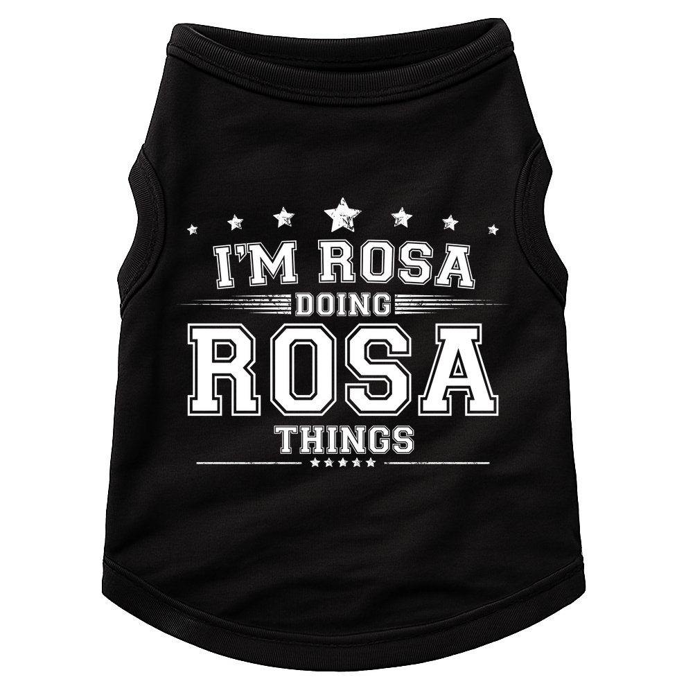 Im Rosa Doing Rosa Things Doggie Tank