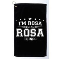 Im Rosa Doing Rosa Things Golf Towel
