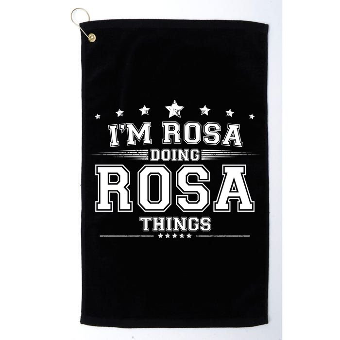 Im Rosa Doing Rosa Things Golf Towel