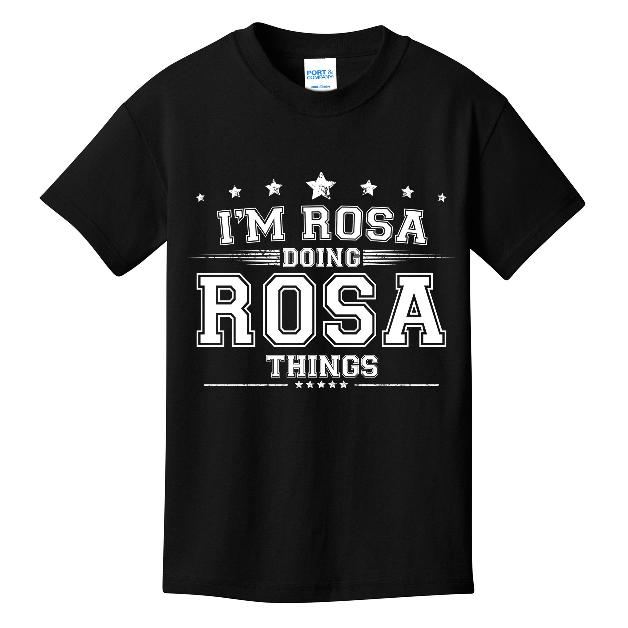 Im Rosa Doing Rosa Things Kids T-Shirt