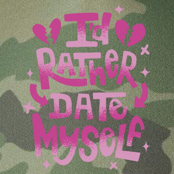 Id Rather Date Myself Anti Valentines Day Funny Legacy Tie Dye Trucker Hat