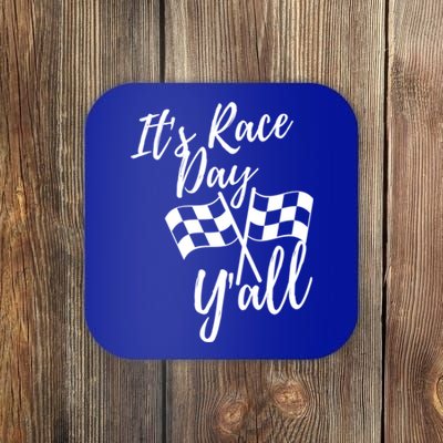 It's Race Day Y'all Checkered Flag Racing Track Design Great Gift Coaster