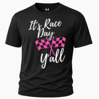 It's Race Day Y’all Checkered Flag Pit Crew Racing Track Gift Performance Shirt