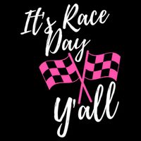 It's Race Day Y’all Checkered Flag Pit Crew Racing Track Gift Performance Shirt