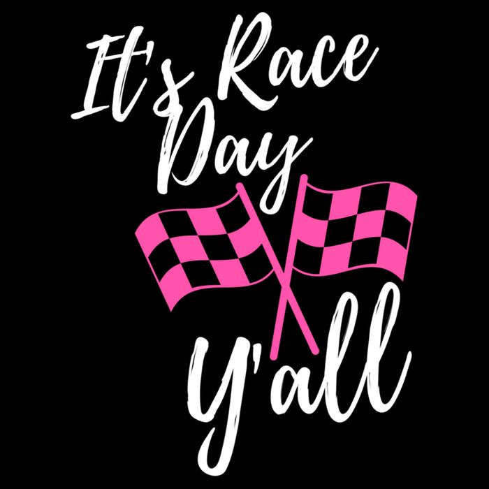 It's Race Day Y’all Checkered Flag Pit Crew Racing Track Gift Performance Shirt