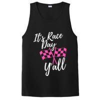 It's Race Day Y’all Checkered Flag Pit Crew Racing Track Gift PosiCharge Competitor Tank