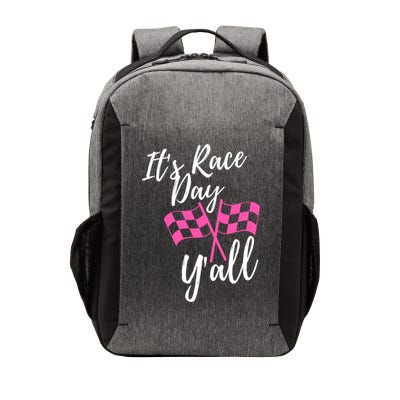 It's Race Day Y’all Checkered Flag Pit Crew Racing Track Gift Vector Backpack