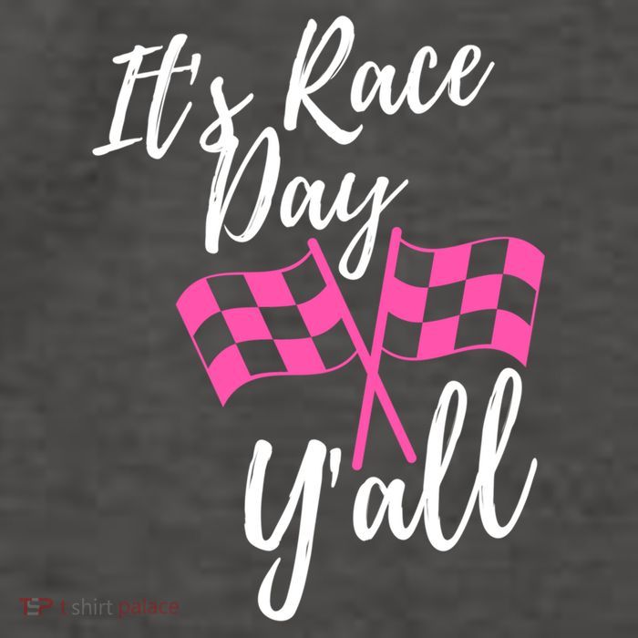 It's Race Day Y’all Checkered Flag Pit Crew Racing Track Gift Vector Backpack